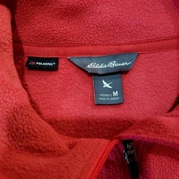 Women's Long Sleeve 1/4 zip Pullover Top Medium - Picture 6 of 6